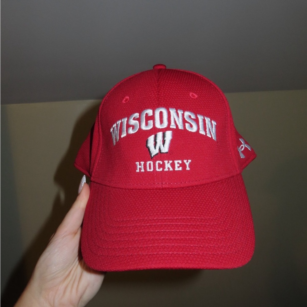 Under Armour Red and Black Cap